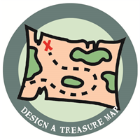 Design A Treasure Map! Badge
